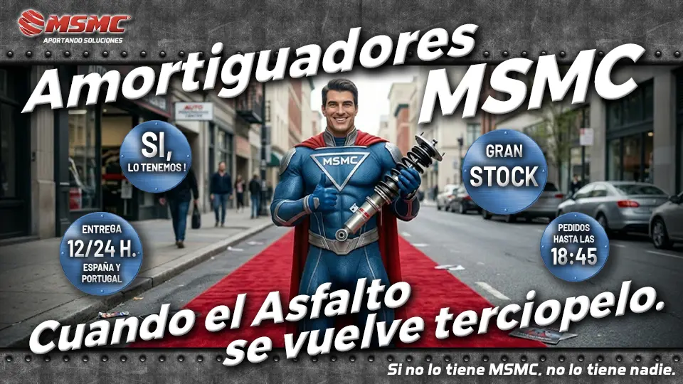 Amortiguadores MSMC: cuando el asfalto se vuelve terciopelo.🚗✨